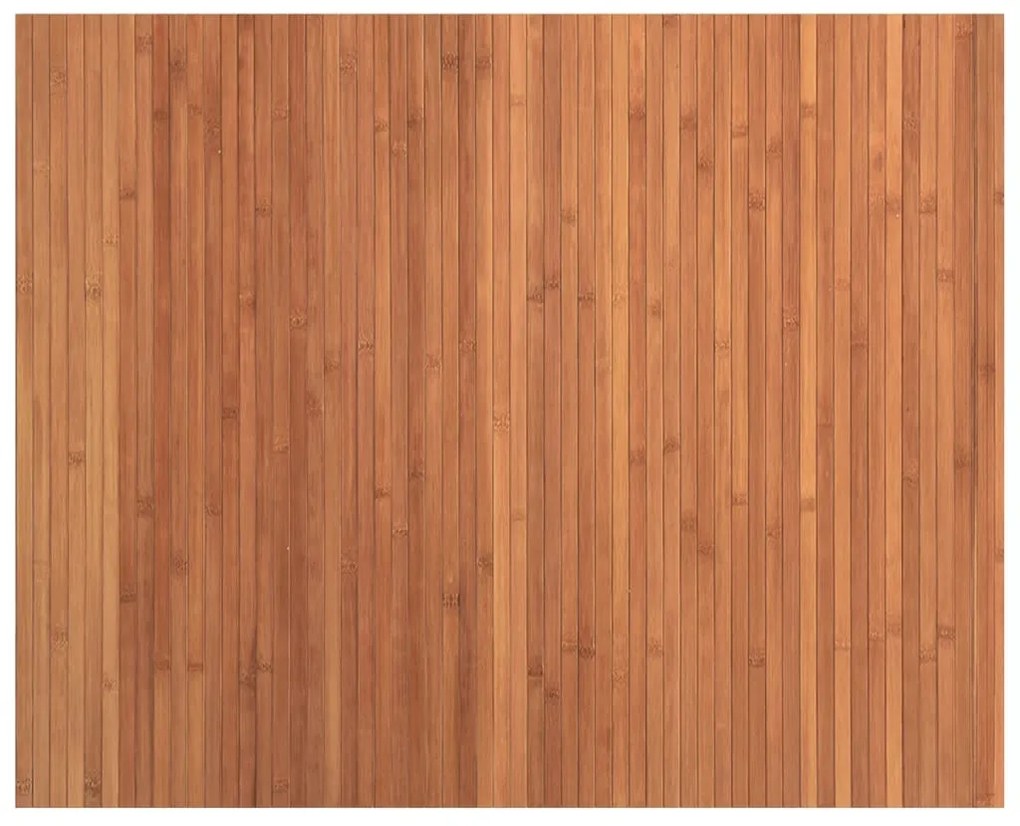 Tapete retangular 80x100 cm bambu castanho