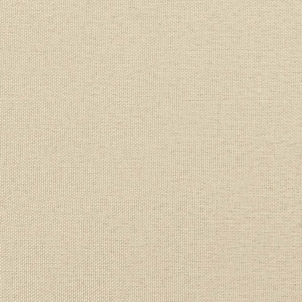 Sofá de 2 lugares tecido 140 cm cor creme