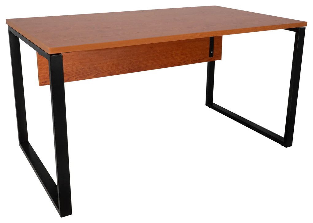 Secretária 1200x800x740mm – Kclose Antracite / Cerejeira