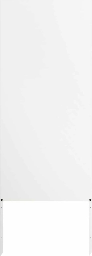 vidaXL Tela de Privacidade para Jardim Fretwork Branco 50 x 140 cm