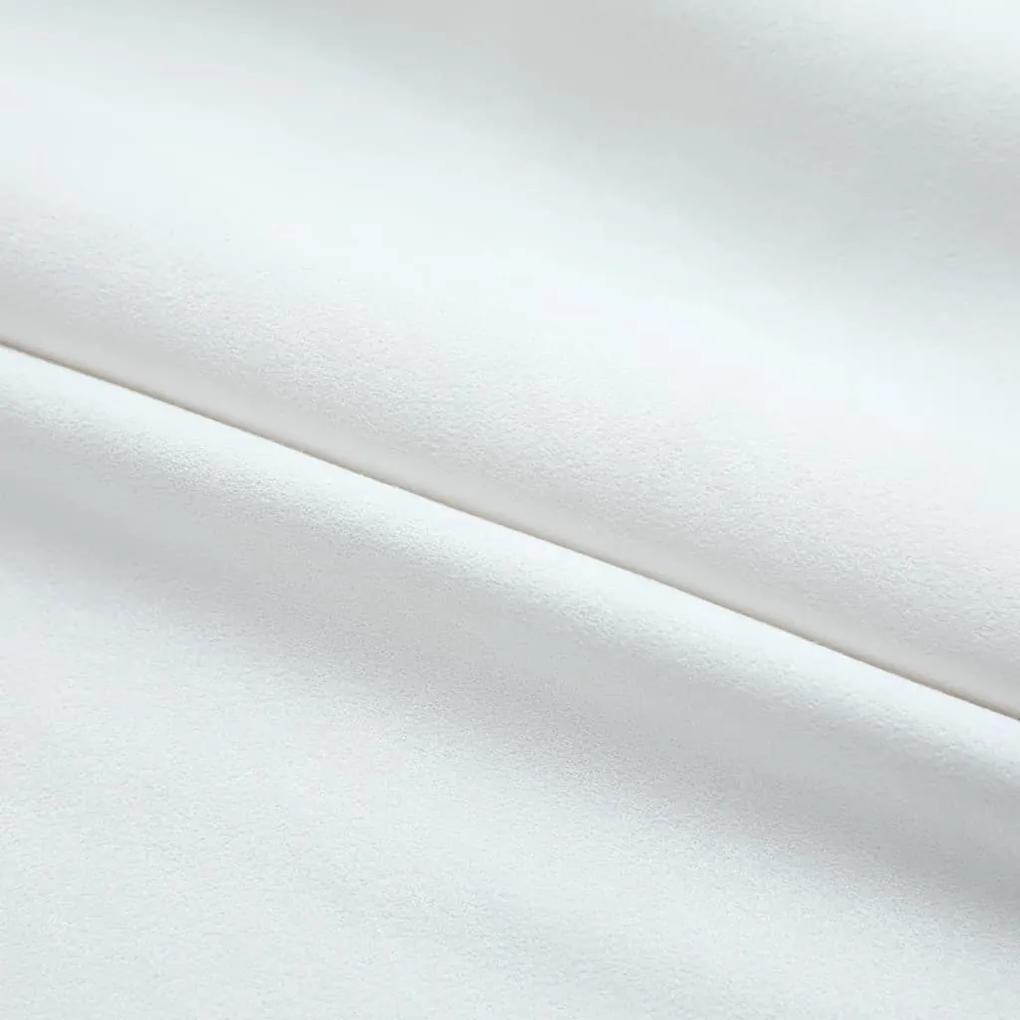 Cortinas blackout com ganchos 2 pcs 140x245 cm branco sujo