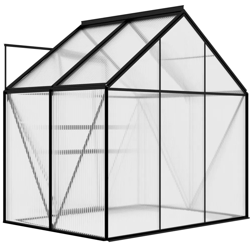 Estufa 2,47 m² alumínio antracite