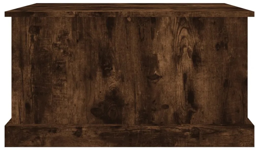 Caixa de arrumação 70x40x38 cm deriv. madeira carvalho fumado