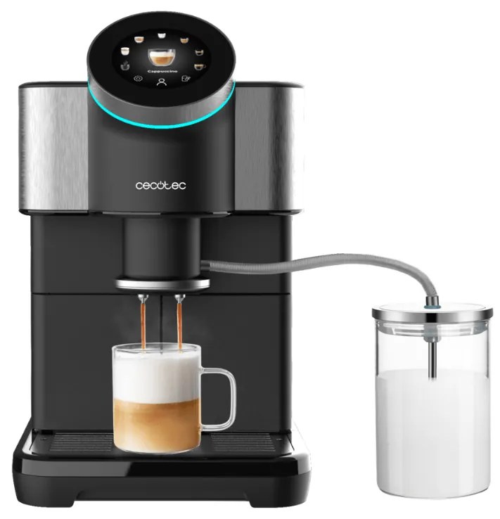 Máquina de café automática compacta Cremmaet Spin com 19 bares e Thermoblock
