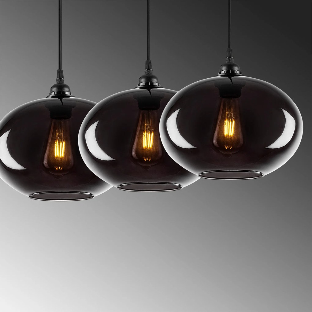 Chandelier Smoked – Fume – 97 x 97 cm