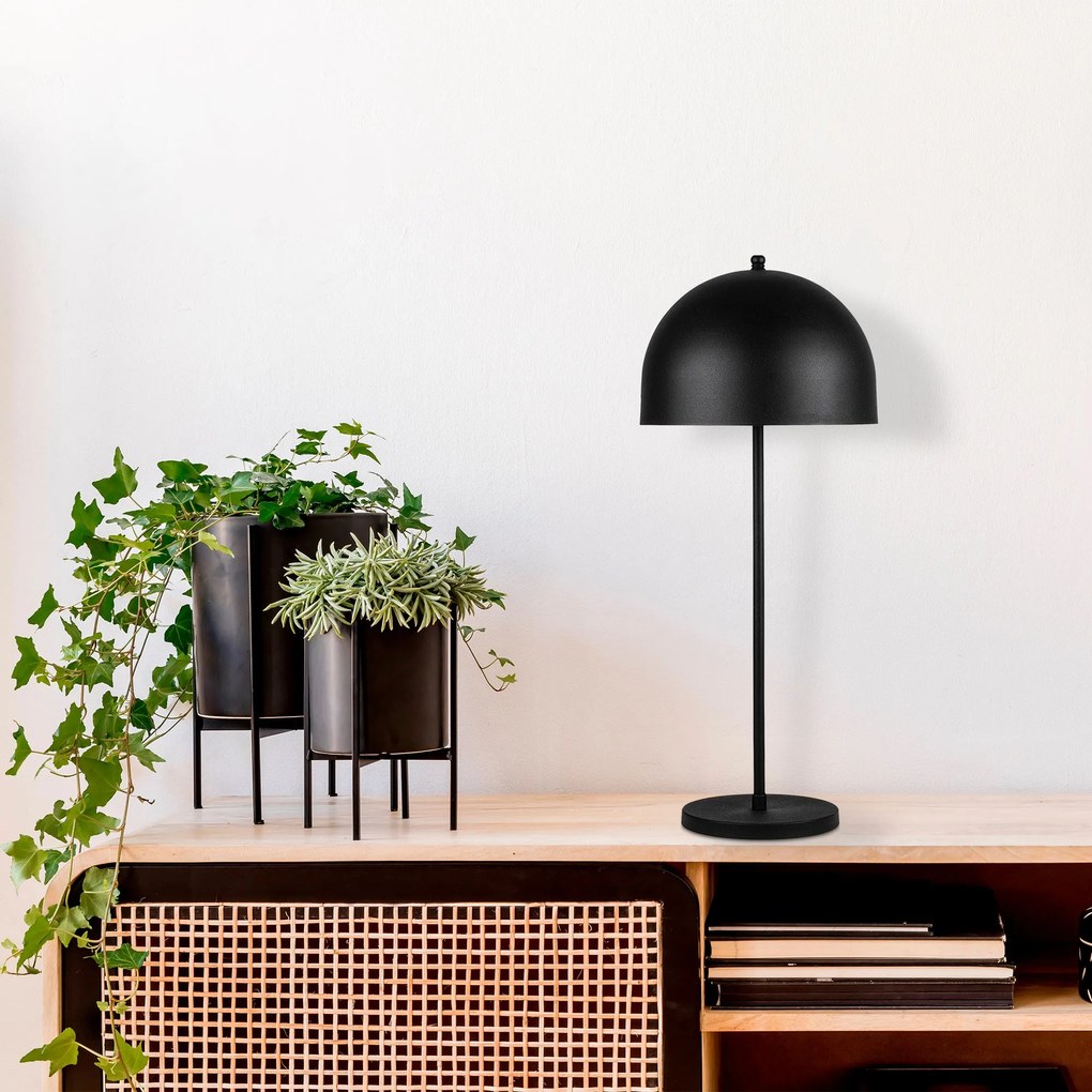 Candeeiro de Mesa Can – Preto – 24 cm x 58 cm