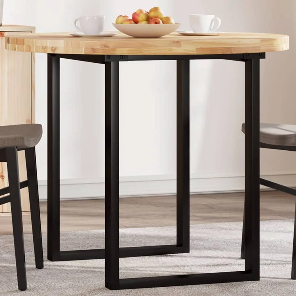 vidaXL Tampo de mesa redondo Ø90x4 cm madeira de acácia maciça