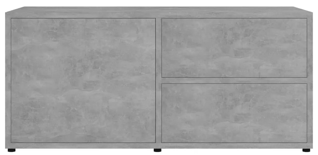 Móvel de TV 80x34x36 cm derivados de madeira cinzento cimento