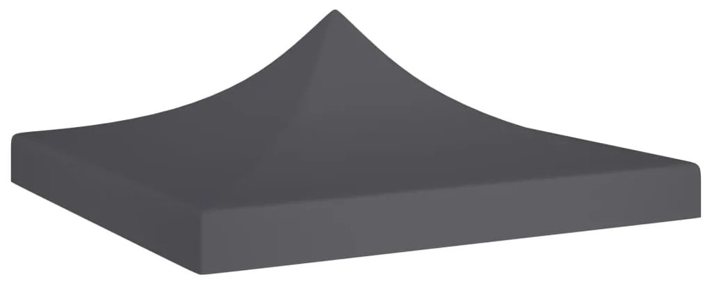 vidaXL Teto para tenda de festas 2x2 m 270 g/m² antracite