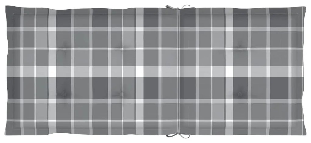 Cadeiras jardim reclináveis c/ almofadões 2 pcs acácia maciça