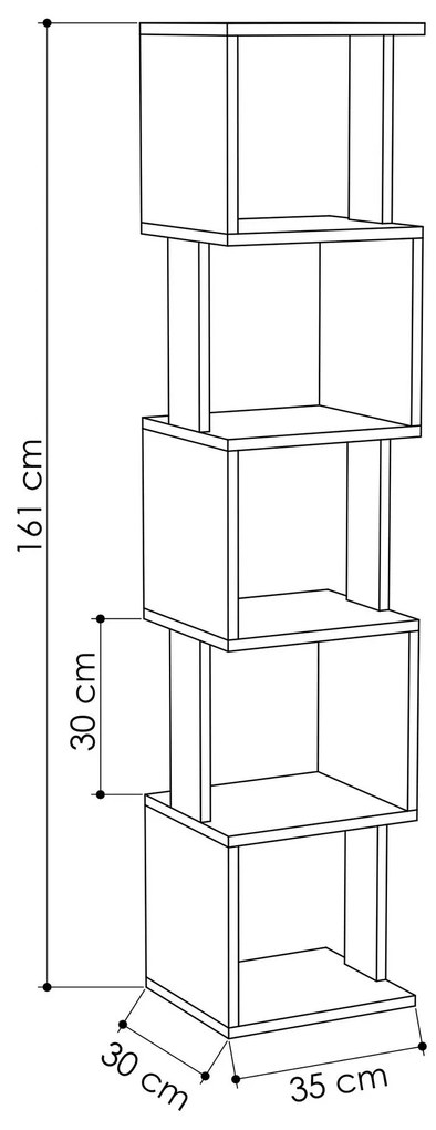 Secretária Extra – Nogueira – 120x78,8x60 cm