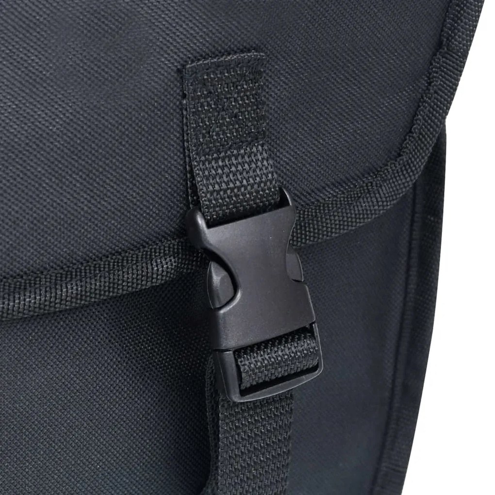 Alforge para bicicleta impermeável 21 L preto