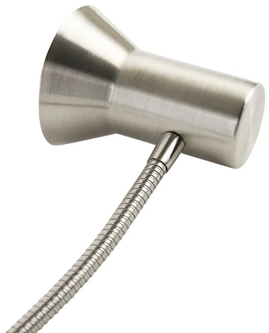 Candeeiro de parede em aço com braço flexível - Karin flex Design,Moderno,Retro