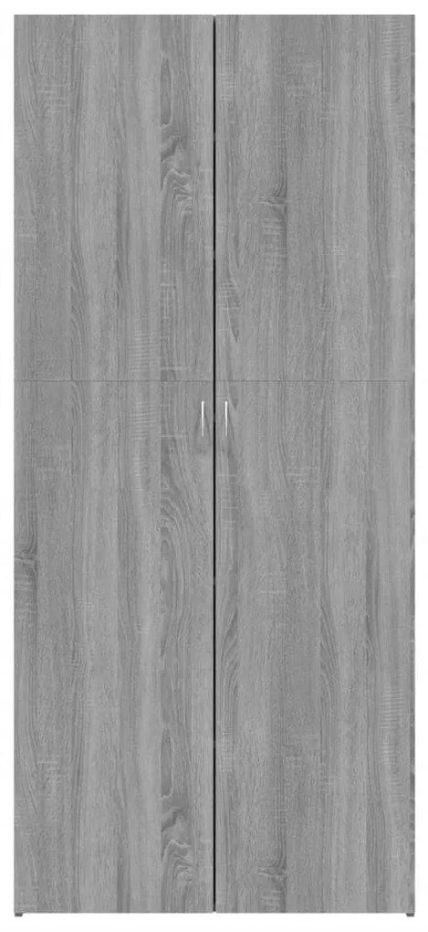 Sapateira 80x35,5x180 cm derivados de madeira cinzento sonoma