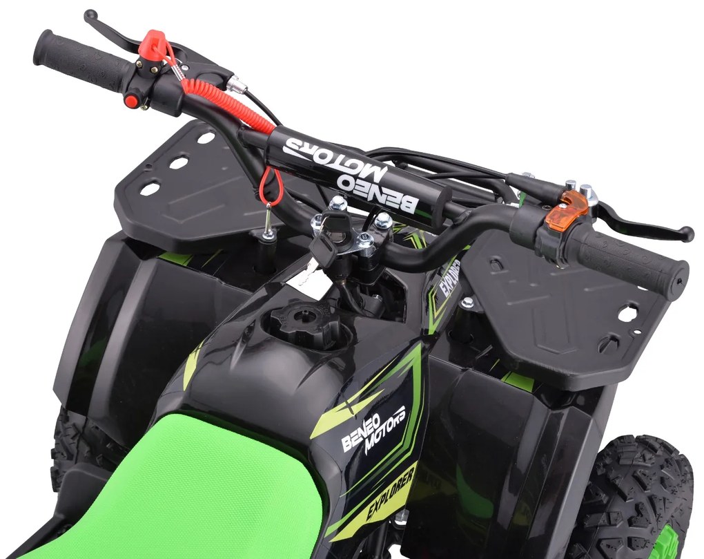 Moto 4 para crianças Gasolina 50cc ATV Explorer Verde