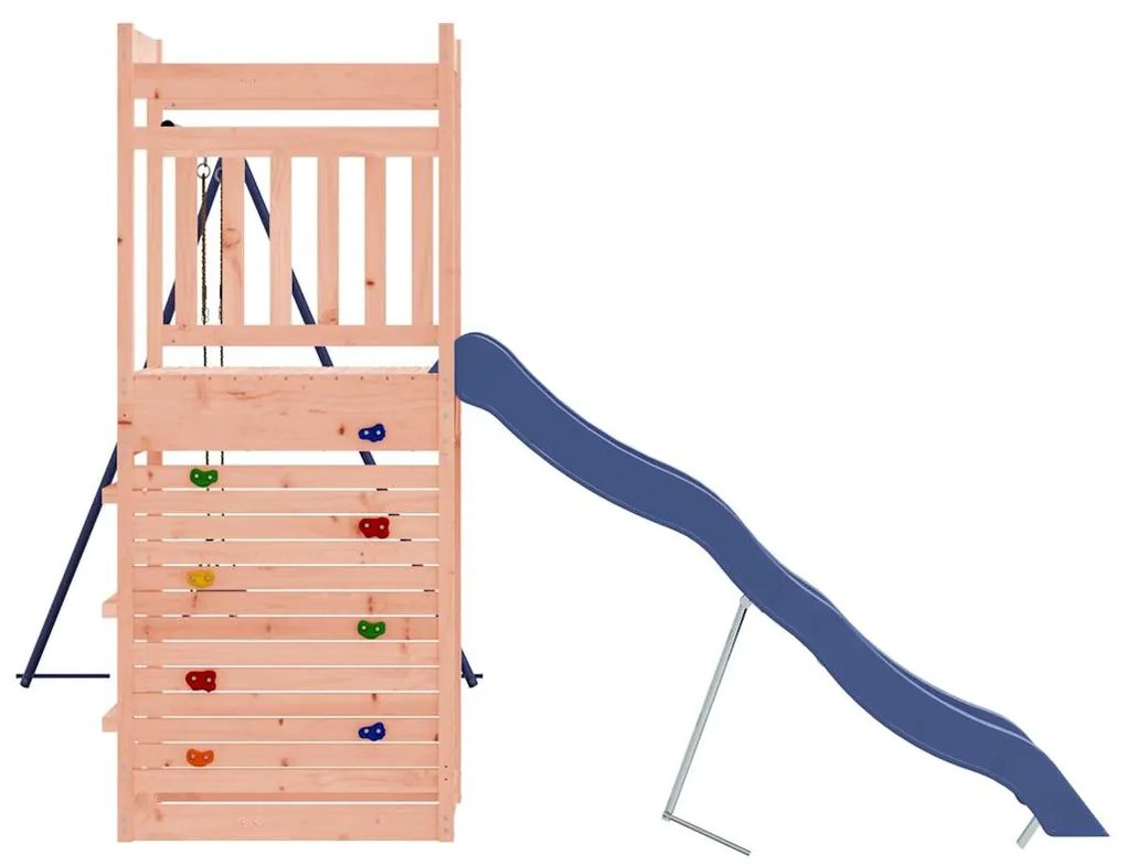 Conjunto de brincar para exterior madeira de douglas maciça
