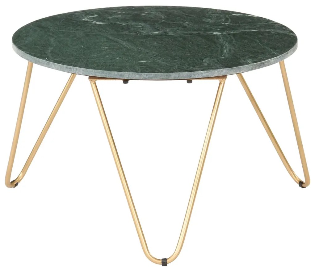 Mesa centro 65x65x42cm pedra genuína textura mármore verde