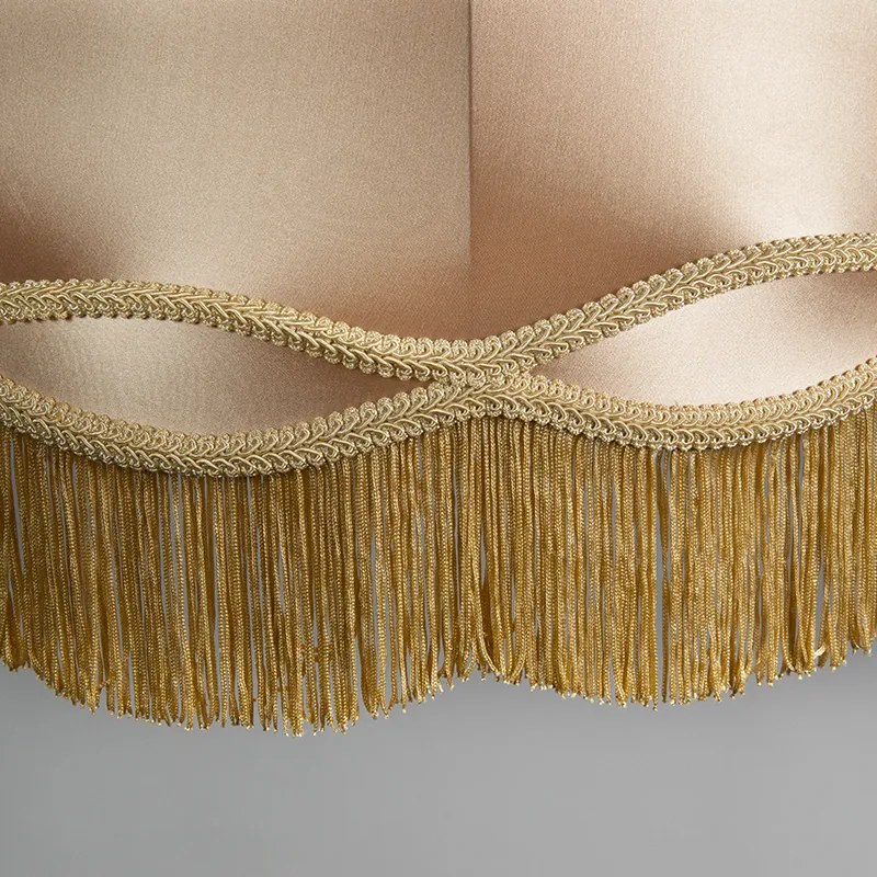 Conjunto de 4 candeeiros de pendurar retro dourado 45 cm - Granny Retro