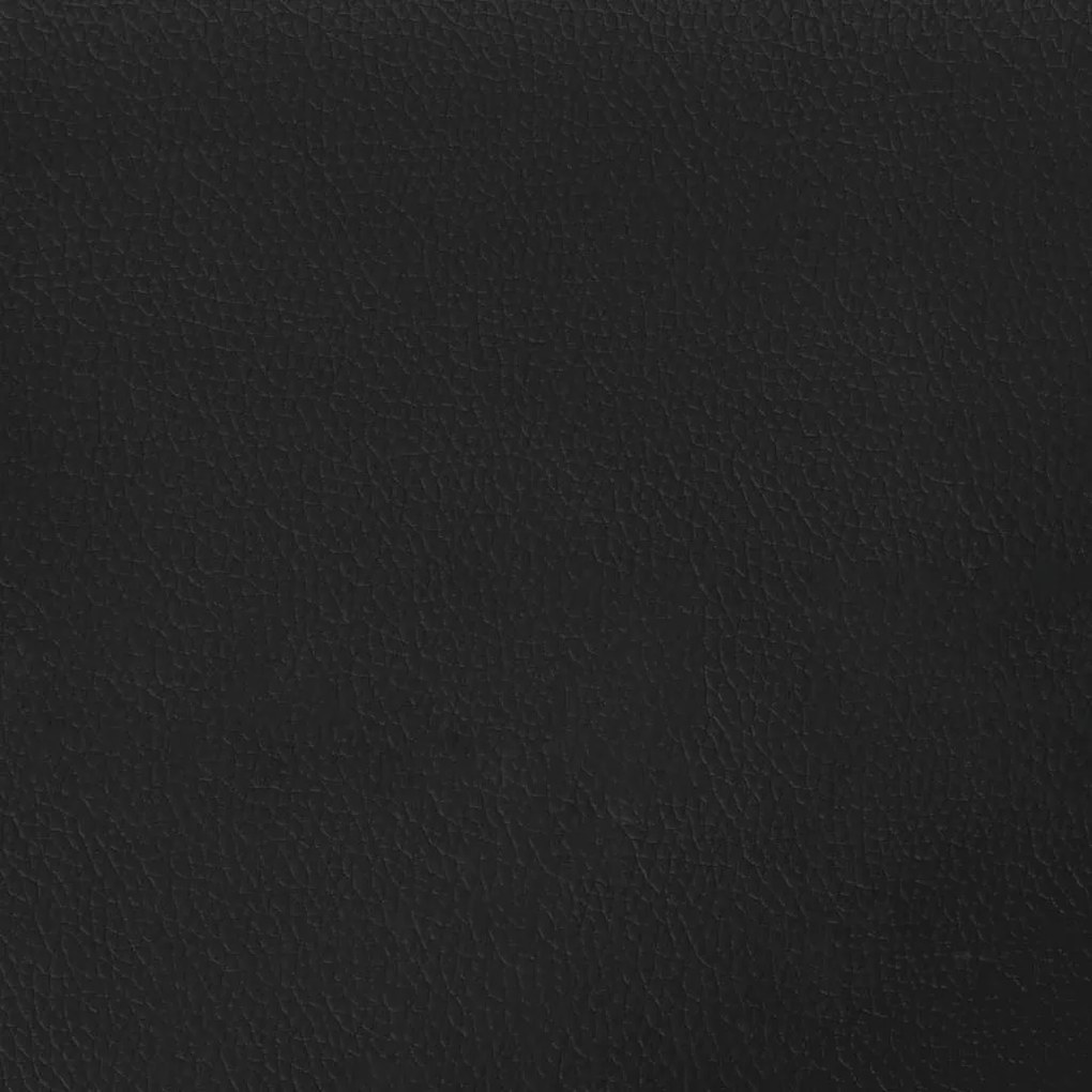 Cadeiras de jantar 4 pcs couro artificial preto