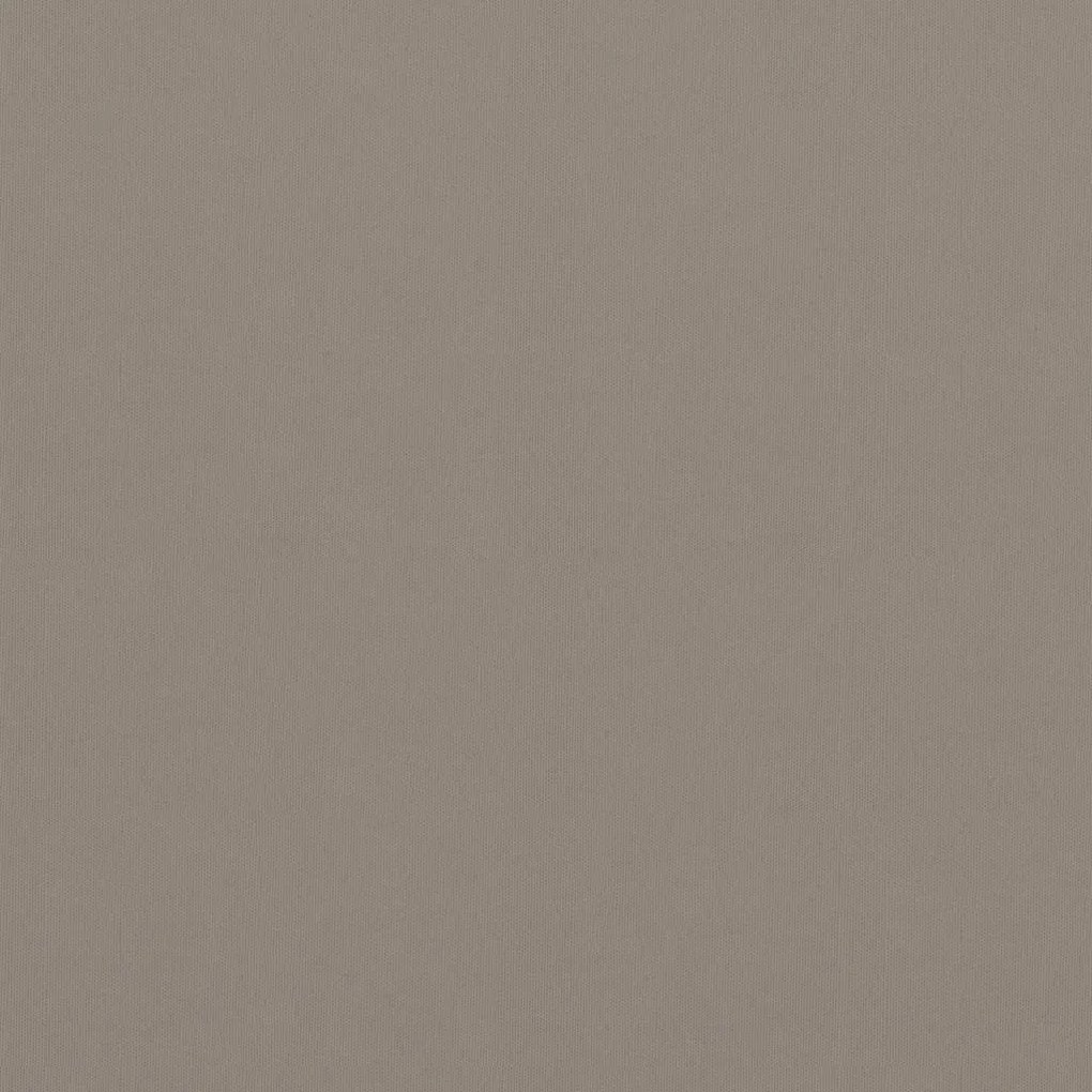 Tela de varanda 75x600 cm tecido Oxford cinzento-acastanhado