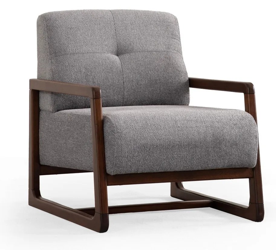 Cadeirão Athena – Cinzento Claro – 67x77x80 cm
