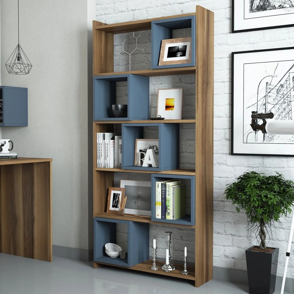 Estante Box – Nogueira – 80 cm x 170 cm x 22 cm
