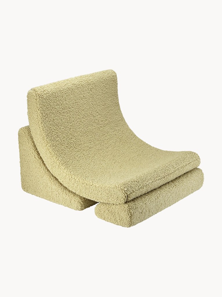 Poltrona para criança em teddy artesanal Moon