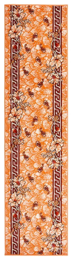 vidaXL Passadeira 80x350 cm polipropileno terracota