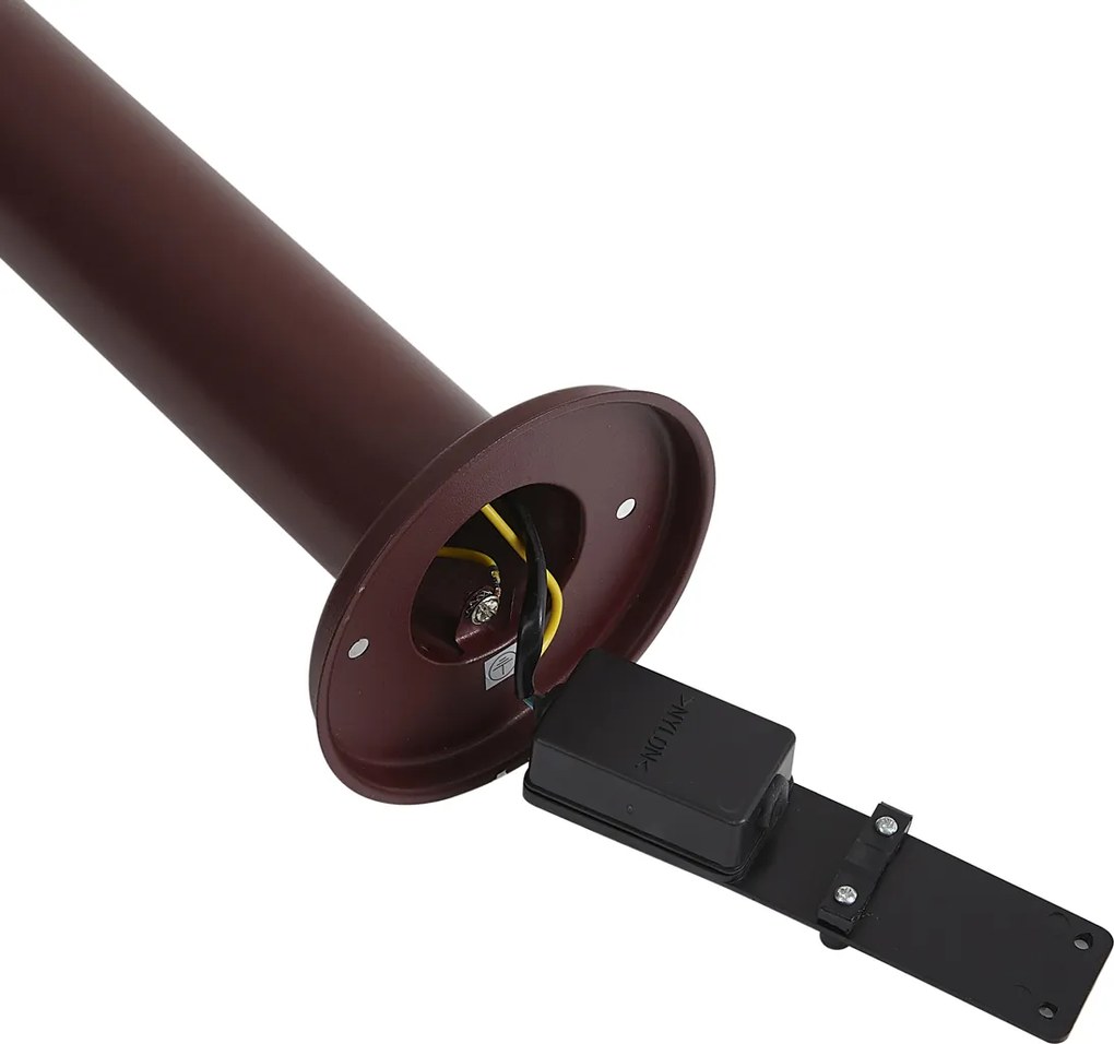 Candeeiro de Exterior Moderno Vermelho Escuro 50cm IP44 - Gleam