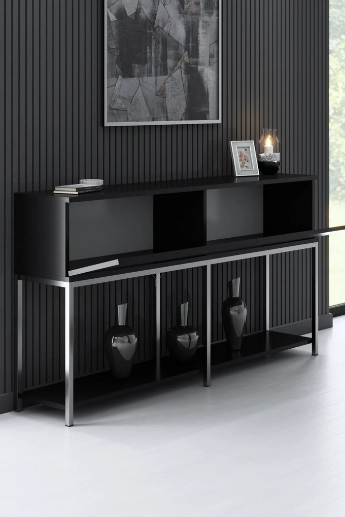 Console Lord – Black Silver – 150x80x30 cm