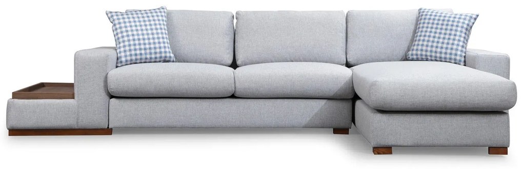 Sofá de Canto Loop – Cinza Claro – 332 cm x 194 cm