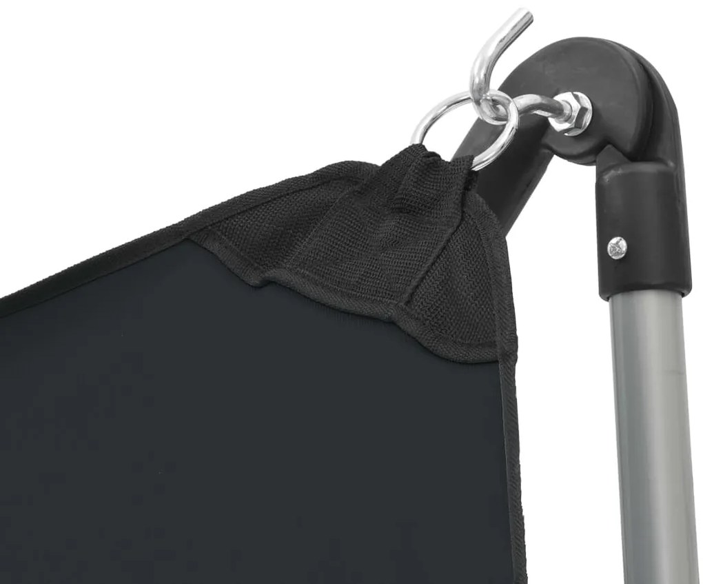 Rede com suporte dobrável preto