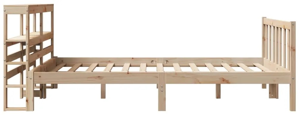 Cama sem colchão 120x200 cm madeira de pinho maciça