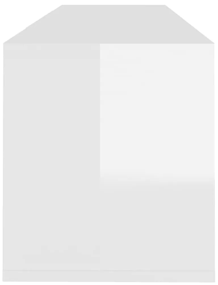 Móvel p/ TV 120x30x40,5 cm derivados madeira branco brilhante