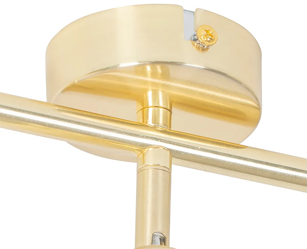 LED Candeeiro de teto inteligente ajustável em latão com 3 GU10 Wi-Fi - Jeana Moderno