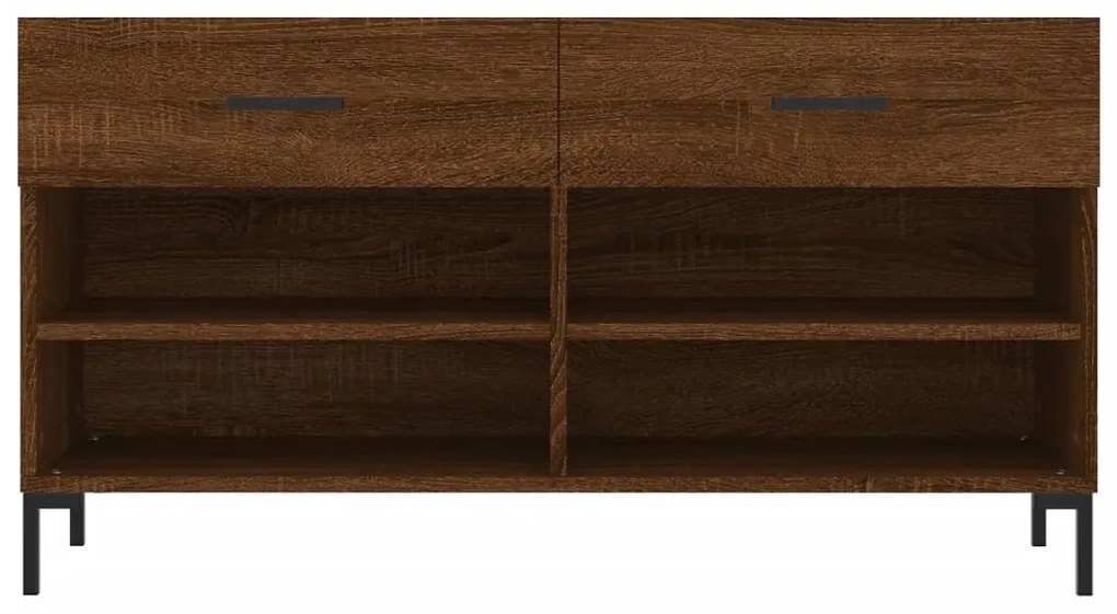 Banco sapateira 102x35x55 cm deriv. madeira carvalho castanho