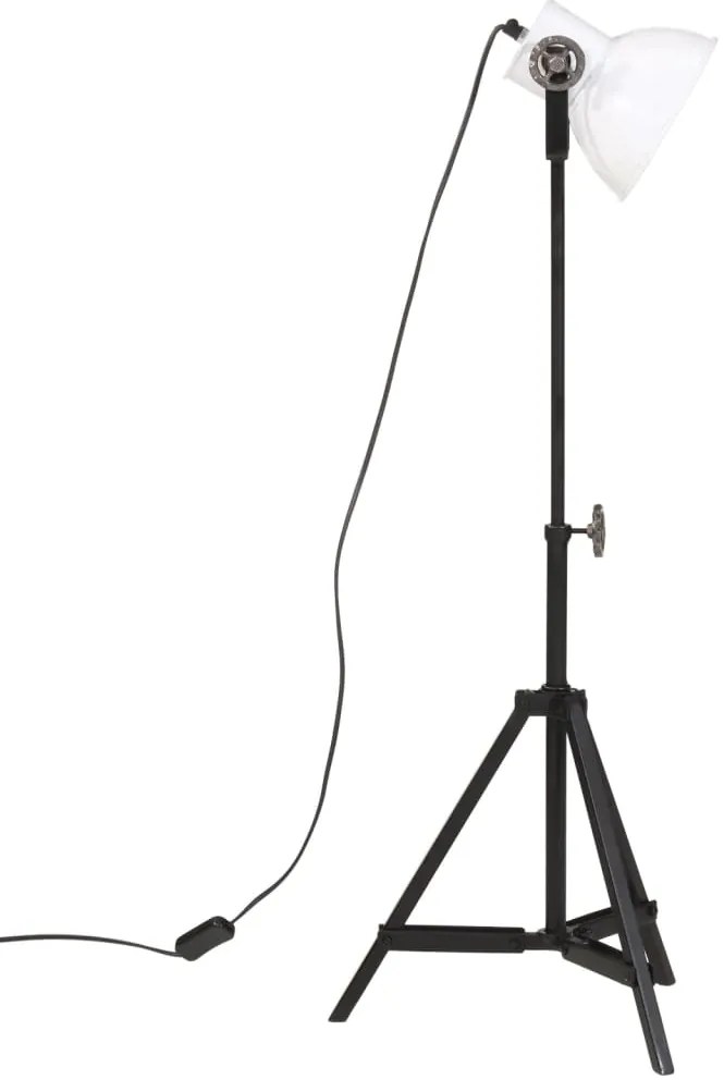 Candeeiro de pé 25 W 35x35x65/95 cm E27 branco