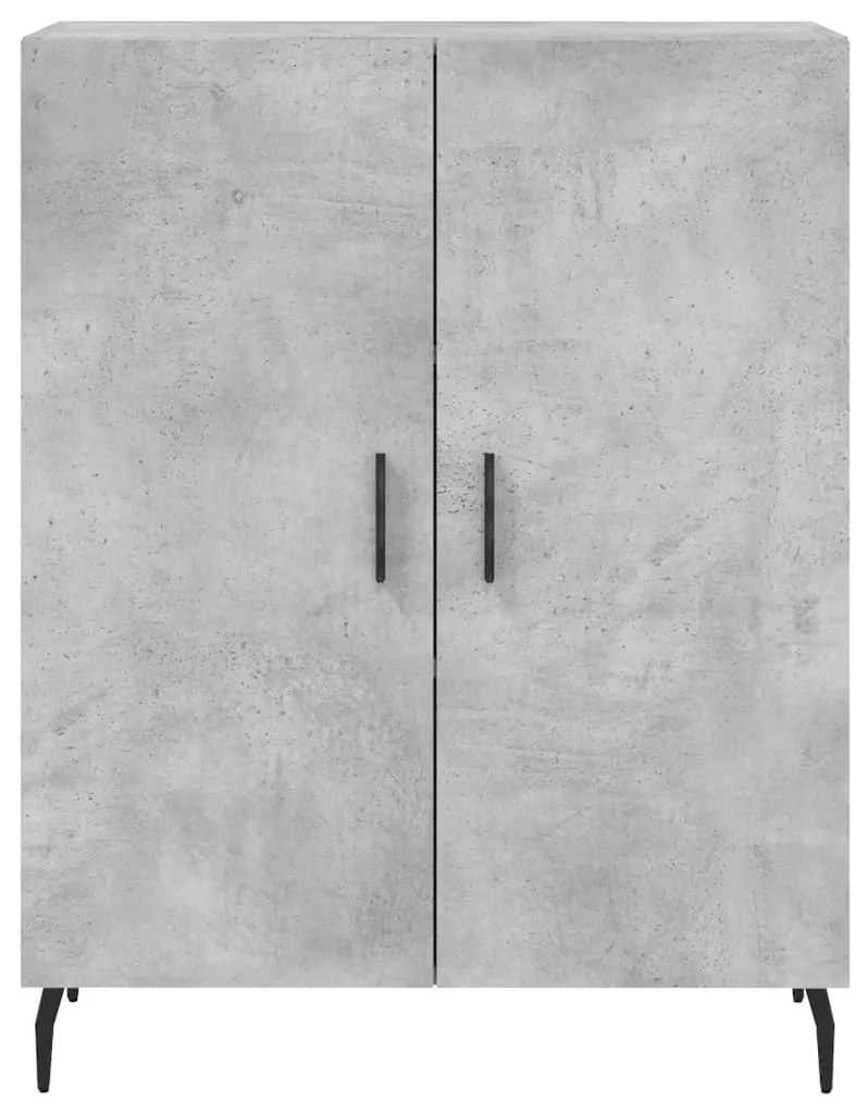 Armário alto 69,5x34x180 cm derivados de madeira cinza cimento