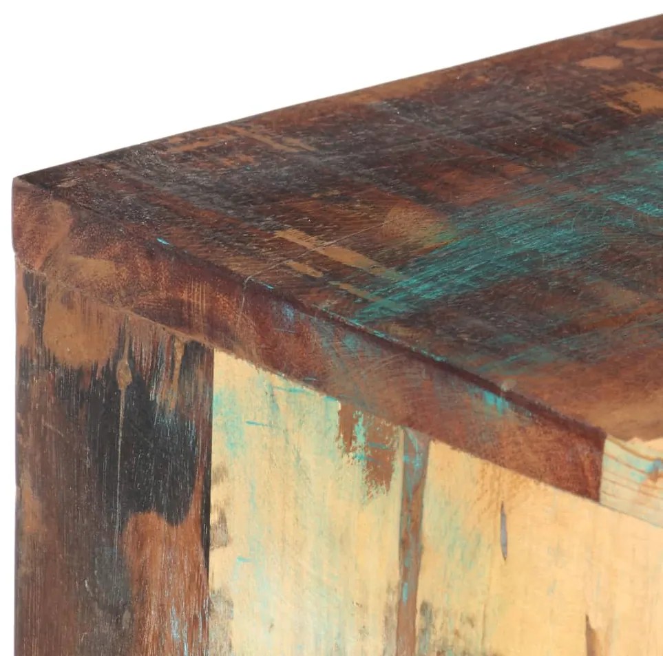 Secretária 118x48x75 cm madeira recuperada maciça