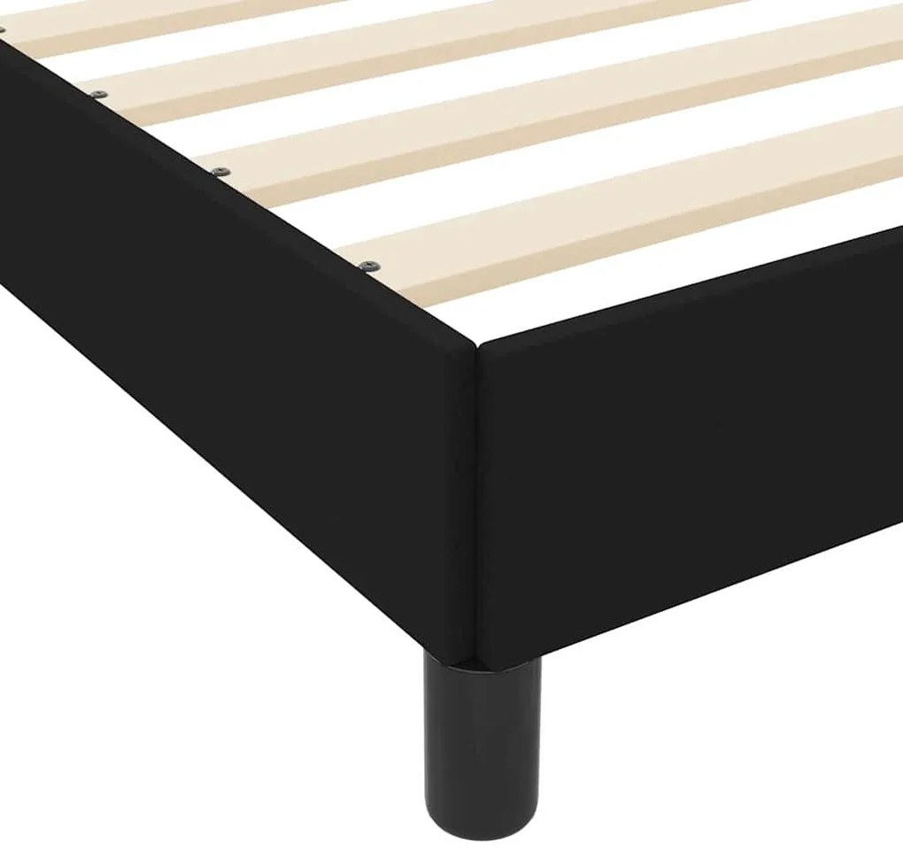 Cama Box Outros Preto 140 x 190 cm tecido