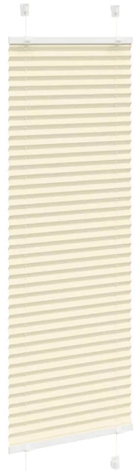 Creme Plissada Cega 40x150 cm Largura Tecido 39,4 cm Poliéster