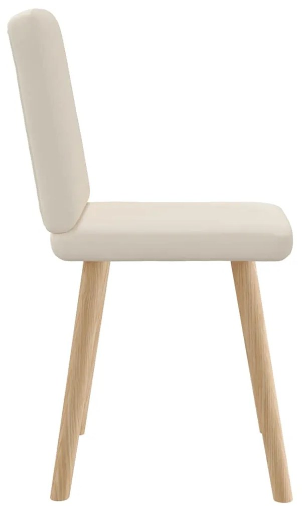 Cadeiras de jantar 2 pcs linho