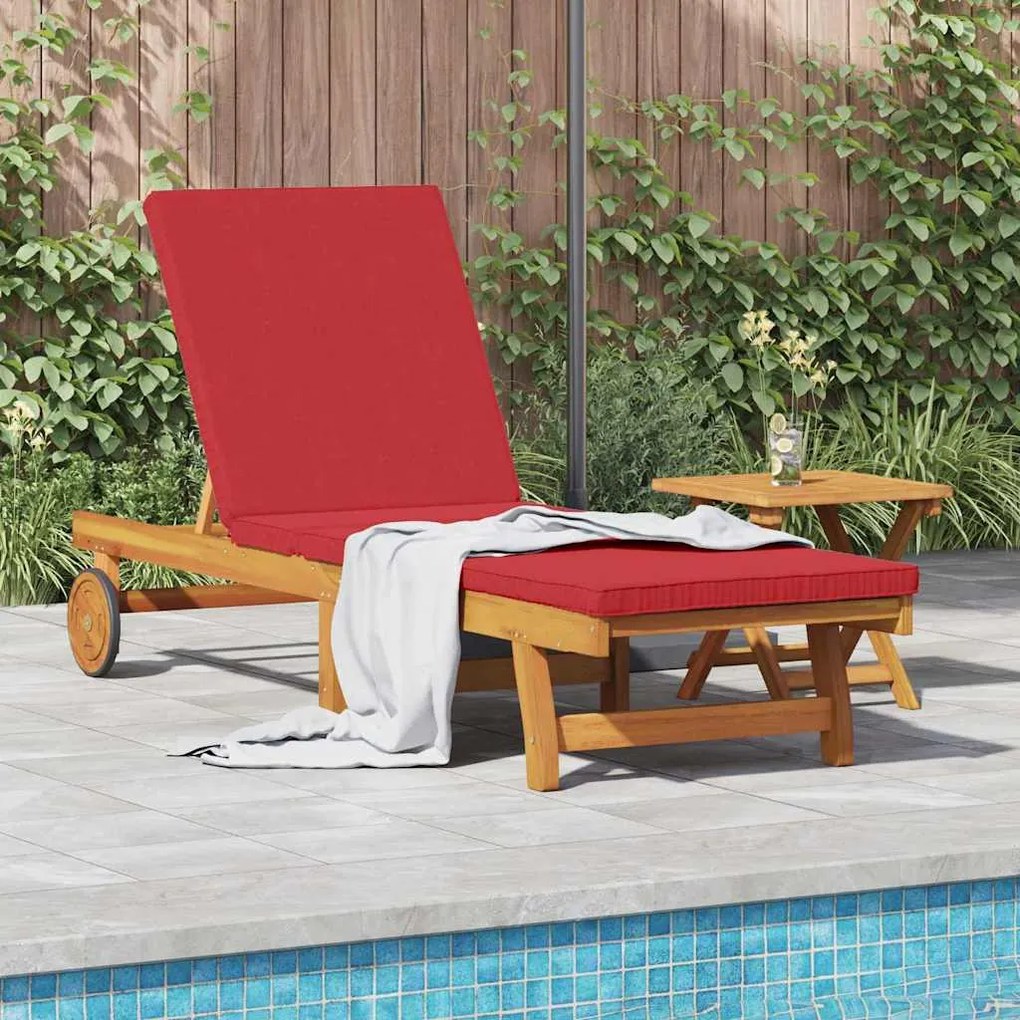 vidaXL Espreguiçadeira com almofada 2 pcs Castanho 40 x 40 x 40cm