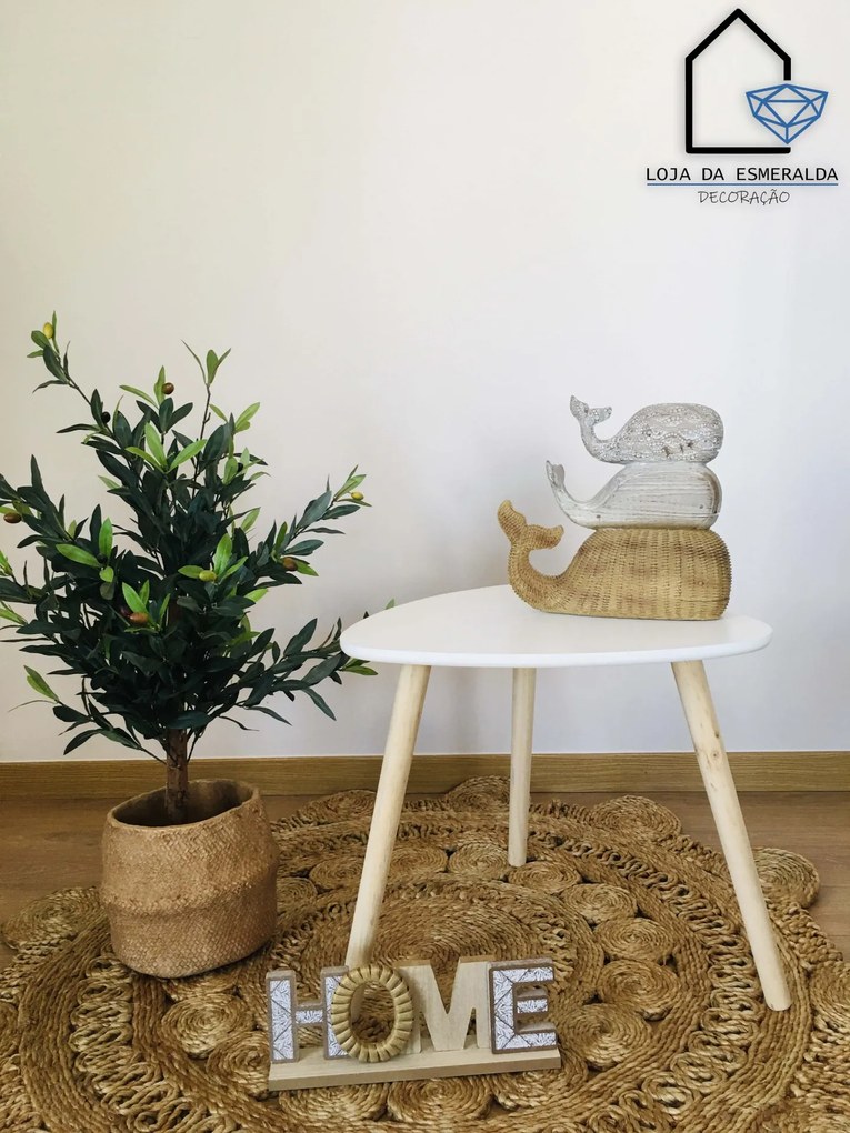 Peça Decorativa c/ Baleias | 29x10x27CM