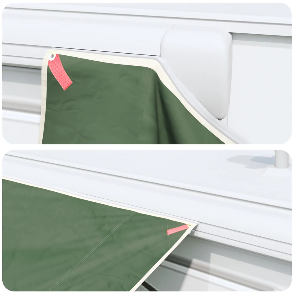 Lona Resistente à Água Verde 460 x 240 cm