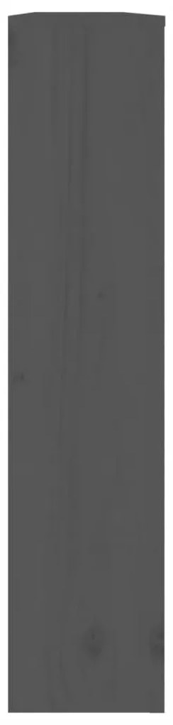 Cobertura de radiador 169x19x84 cm pinho maciço cinza