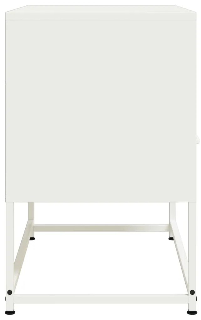 Móvel de TV 68x39x60,5 cm aço branco