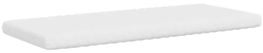 Colchão de espuma 80x210 cm 7 zonas dureza 20 ILD branco