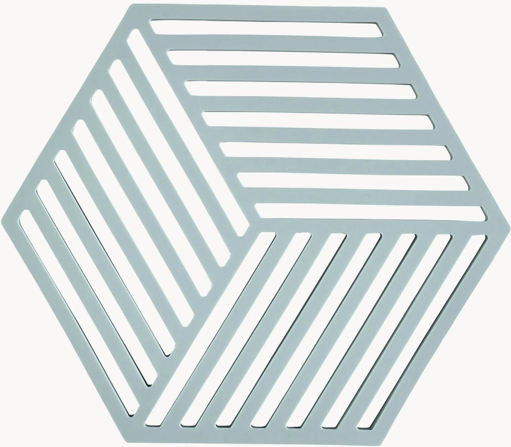Bases para copos em silicone Hexagon, conjunto de 6