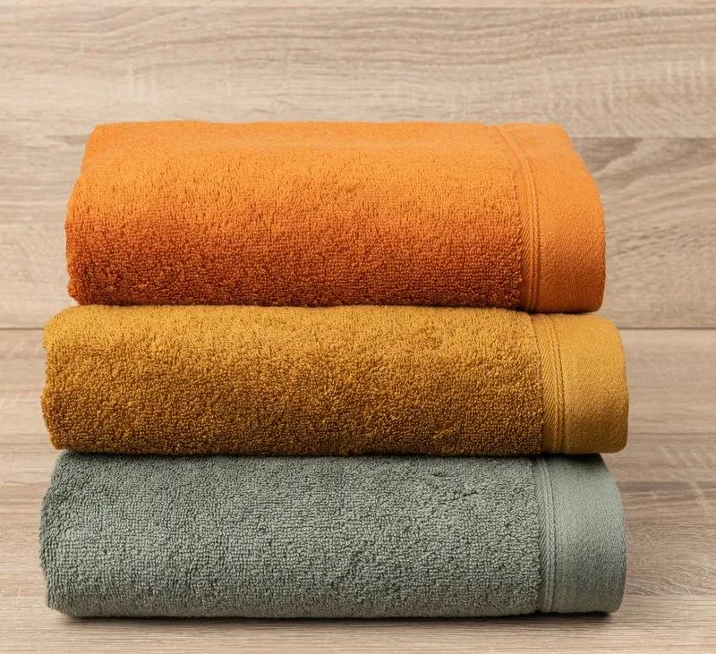 Toalhas banho 100% algodão penteado 580 gr.: Sauge / Verde 1A 871 1 tapete banho 100% algodão penteado 60x60 cm premium 1.000 gr./m2 mesma cor
